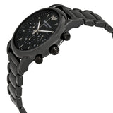 Buy Shop Emporio Armani Ceramica Chronograph Black Dial Black Strap Watch For Men - AR1452 USA Online