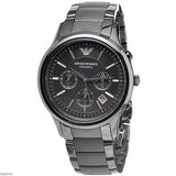Buy Shop Emporio Armani Ceramica Chronograph Black Dial Black Strap Watch For Men - AR1452 USA Online