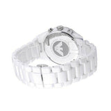 Buy Shop Emporio Armani Ceramica Chronograph White Dial White Ceramic Strap Watch For Women - AR1456 USA Online