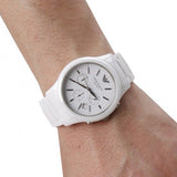 Buy Shop Emporio Armani Ceramica Chronograph White Dial White Strap Watch For Men - AR1453 USA Online