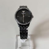 Buy Shop Emporio Armani Ceramica Crystals Black Dial Black Ceramic Strap Watch For Women - AR1478 USA Online