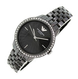 Buy Shop Emporio Armani Ceramica Crystals Black Dial Black Ceramic Strap Watch For Women - AR1478 USA Online