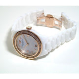Buy Shop Emporio Armani Ceramica Mother of Pearl Dial White Ceramic Dial Watch For Women - AR1472 USA Online