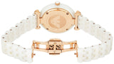 Buy Shop Emporio Armani Ceramica Mother of Pearl Dial White Ceramic Strap Watch For Women - AR1486 USA Online