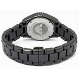 Buy Shop Emporio Armani Ceramica Quartz Black Dial Black Steel Strap Watch For Women - AR1402 USA Online