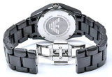Buy Shop Emporio Armani Ceramica Quartz Black Dial Black Steel Strap Watch For Women - AR1402 USA Online