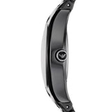 Buy Shop Emporio Armani Ceramica Quartz Black Dial Black Steel Strap Watch For Women - AR1402 USA Online
