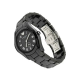 Buy Shop Emporio Armani Ceramica Quartz Black Dial Black Steel Strap Watch For Women - AR1402 USA Online