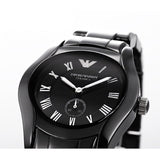 Buy Shop Emporio Armani Ceramica Quartz Black Dial Black Steel Strap Watch For Women - AR1402 USA Online