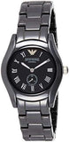 Buy Shop Emporio Armani Ceramica Quartz Black Dial Black Steel Strap Watch For Women - AR1402 USA Online