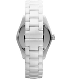 Buy Shop Emporio Armani Ceramica White Mother of Pearl Dial Stainless Steel Strap Watch For Women - AR1426 USA Online