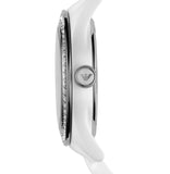 Buy Shop Emporio Armani Ceramica White Mother of Pearl Dial Stainless Steel Strap Watch For Women - AR1426 USA Online