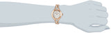 Buy Shop Emporio Armani Chiara Analog White Dial Rose Gold Steel Strap Watch For Women - AR7329 USA Online