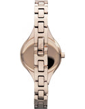 Buy Shop Emporio Armani Chiara Analog White Dial Rose Gold Steel Strap Watch For Women - AR7329 USA Online