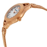 Buy Shop Emporio Armani Chiara Analog White Dial Rose Gold Steel Strap Watch For Women - AR7329 USA Online