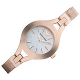 Buy Shop Emporio Armani Chiara Analog White Dial Rose Gold Steel Strap Watch For Women - AR7329 USA Online