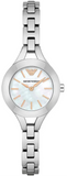 Buy Shop Emporio Armani Chiara Mother of Pearl Dial Silver Steel Strap Watch for Women - AR7425 USA Online