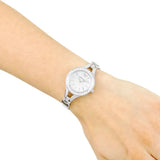 Buy Shop Emporio Armani Chiara Mother of Pearl Dial White Leather Strap Watch for Women - AR7353 USA Online