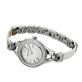 Buy Shop Emporio Armani Chiara Mother of Pearl Dial White Leather Strap Watch for Women - AR7353 USA Online