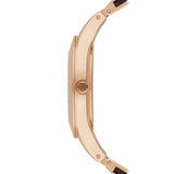 Buy Shop Emporio Armani Chiara Silver Dial Brown Leather Strap Watch for Women - AR7431 USA Online