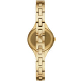 Buy Shop Emporio Armani Chiara Silver Dial Gold Steel Strap Watch for Women - AR7363 USA Online
