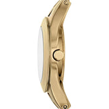 Buy Shop Emporio Armani Chiara Silver Dial Gold Steel Strap Watch for Women - AR7363 USA Online