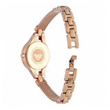 Buy Shop Emporio Armani Chiara Silver Dial Rose Gold Steel Strap Watch For Women - AR7362 USA Online