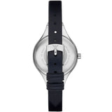 Buy Shop Emporio Armani Chiara Two Tone Dial Black Leahter Strap Watch for Women - AR7436 USA Online