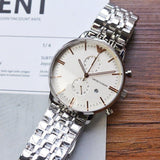 Buy Shop Emporio Armani Chonograph SIlver Dial Silver Steel Strap Watch For Men - AR1933 USA Online