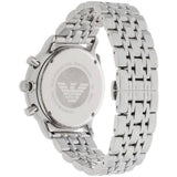 Buy Shop Emporio Armani Chonograph SIlver Dial Silver Steel Strap Watch For Men - AR1933 USA Online