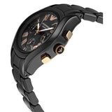 Buy Shop Emporio Armani Chronograph Black Ceramic Stainless Steel Dial Watch For Women - AR1411 USA Online