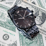 Buy Shop Emporio Armani Chronograph Black Dial Black Steel Strap Watch For Men - AR1934 USA Online