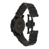 Buy Shop Emporio Armani Chronograph Black Dial Black Steel Strap Watch For Men - AR1934 USA Online