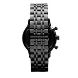 Buy Shop Emporio Armani Chronograph Black Dial Black Steel Strap Watch For Men - AR1934 USA Online