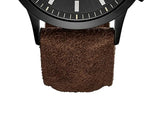 Buy Shop Emporio Armani Chronograph Black Dial Brown Leather Strap Watch For Men - AR11078 USA Online