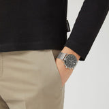 Buy Shop Emporio Armani Chronograph Black Dial Silver Mesh Bracelet Watch For Men - AR11104 USA Online