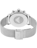 Buy Shop Emporio Armani Chronograph Black Dial Silver Mesh Bracelet Watch For Men - AR11104 USA Online
