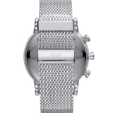 Buy Shop Emporio Armani Chronograph Black Dial Silver Mesh Bracelet Watch For Men - AR11104 USA Online