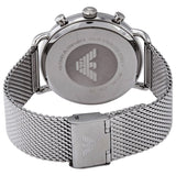 Buy Shop Emporio Armani Chronograph Black Dial Silver Mesh Bracelet Watch For Men - AR11104 USA Online