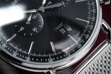 Buy Shop Emporio Armani Chronograph Black Dial Silver Mesh Bracelet Watch For Men - AR11104 USA Online