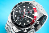 Buy Shop Emporio Armani Chronograph Black Dial Silver Stainless Steel Watch For Men - AR5855 USA Online