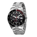 Buy Shop Emporio Armani Chronograph Black Dial Silver Stainless Steel Watch For Men - AR5855 USA Online