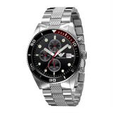 Buy Shop Emporio Armani Chronograph Black Dial Silver Stainless Steel Watch For Men - AR5855 USA Online