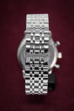 Buy Shop Emporio Armani Chronograph Black Dial Silver Steel Strap Watch For Men - AR0389 USA Online