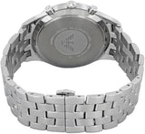 Buy Shop Emporio Armani Chronograph Black Dial Silver Steel Strap Watch For Men - AR11017 USA Online