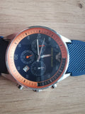 Buy Shop Emporio Armani Chronograph Blue Dial Blue Rubber Strap Watch For Men - AR5864 USA Online