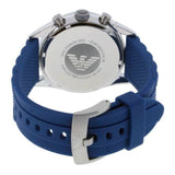 Buy Shop Emporio Armani Chronograph Blue Dial Blue Rubber Strap Watch For Men - AR5864 USA Online