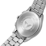 Buy Shop Emporio Armani Chronograph Blue Dial Silver Steel Strap Watch For Men - AR11528 USA Online