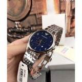 Buy Shop Emporio Armani Chronograph Blue Dial Silver Steel Strap Watch For Men - AR1942 USA Online