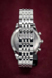 Buy Shop Emporio Armani Chronograph Blue Dial Silver Steel Strap Watch For Men - AR1942 USA Online